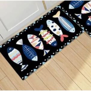Alfombra Para Cocina Piso Peces