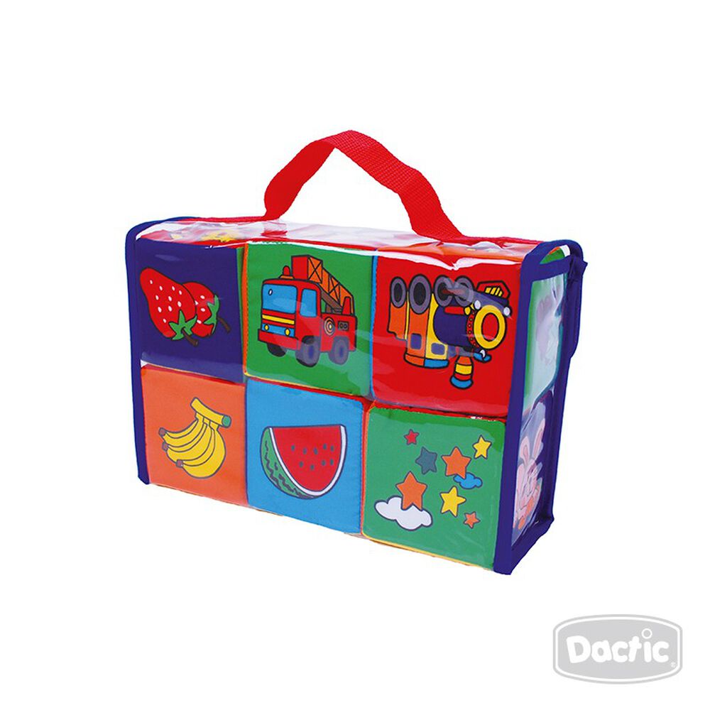 Set X 3 Cubos De Tela Interactivos Cascabel Bebe Dactic image number 3.0