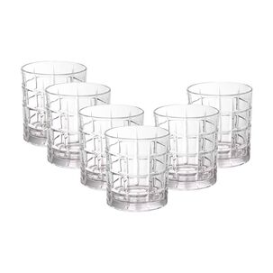 Set De 6 Vasos Bajos 350cc Modelo Glasglow Jugos Bebidas
