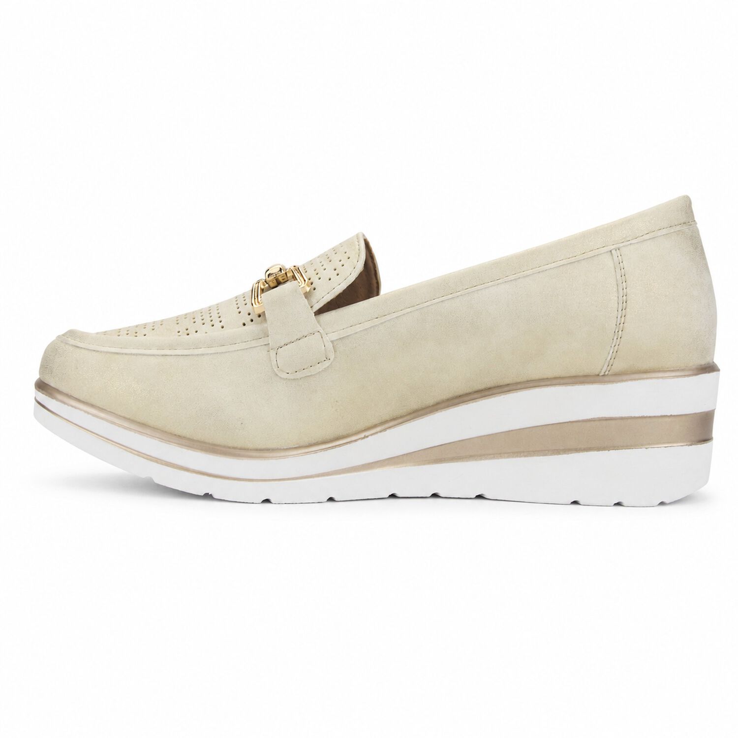 Mocasin Dorado Mujer Casual Chalada Zlat image number 1.0
