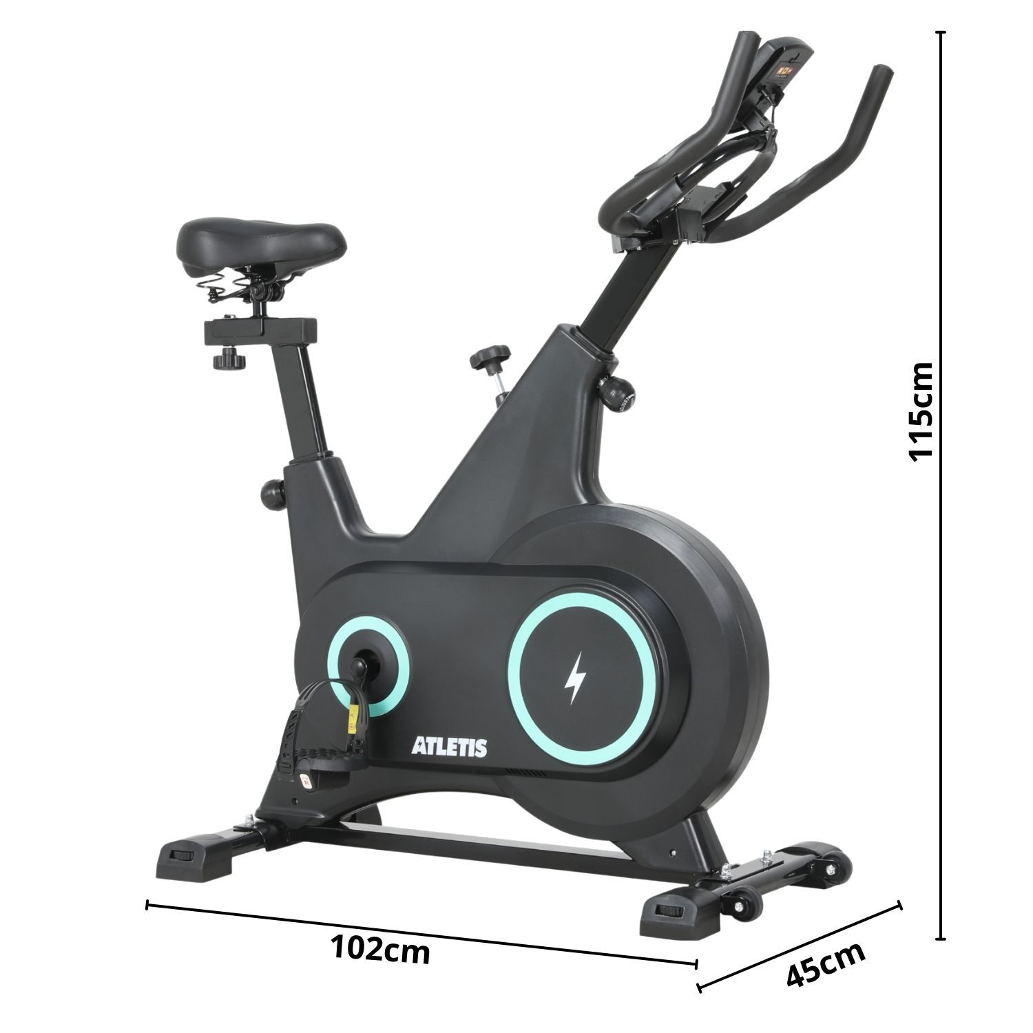 Bicicleta Spinning K300 Pro Con Volante Inercia 6 Kg Rojo image number 5.0