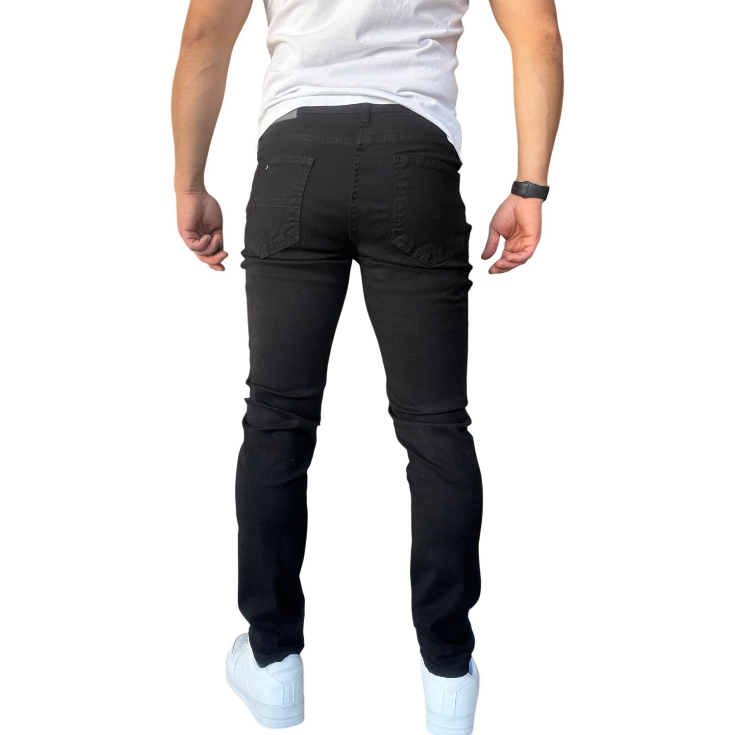 Jeans Slim Fit Negro image number 8.0
