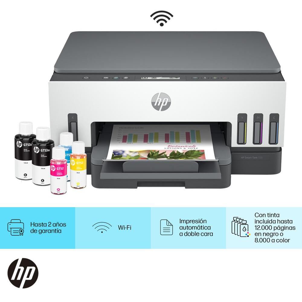 Impresora Multifuncional HP Smart Tank 720 image number 5.0