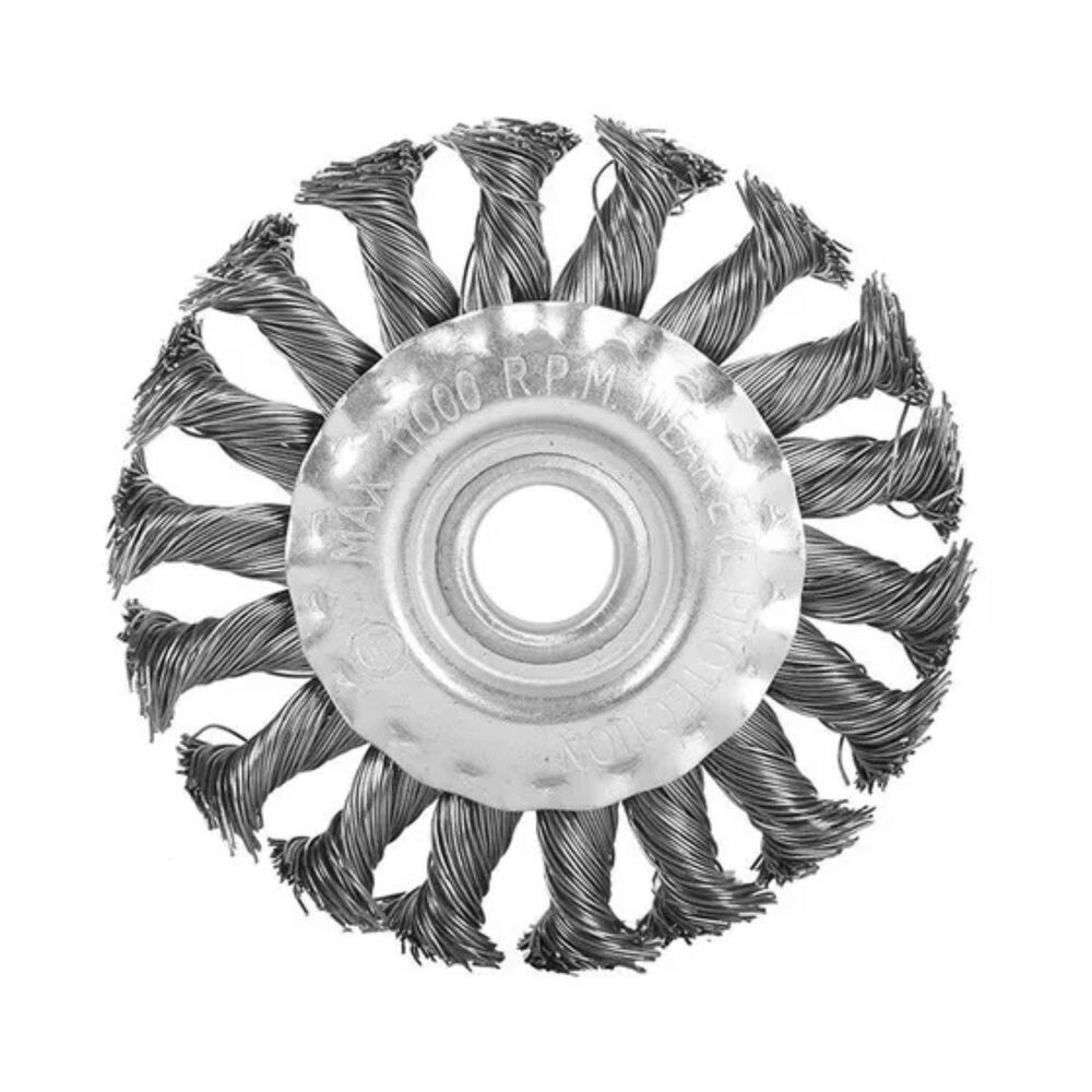 Cepillo Circular De Acero 5" Disco Para Esmeril Amoladora image number 0.0