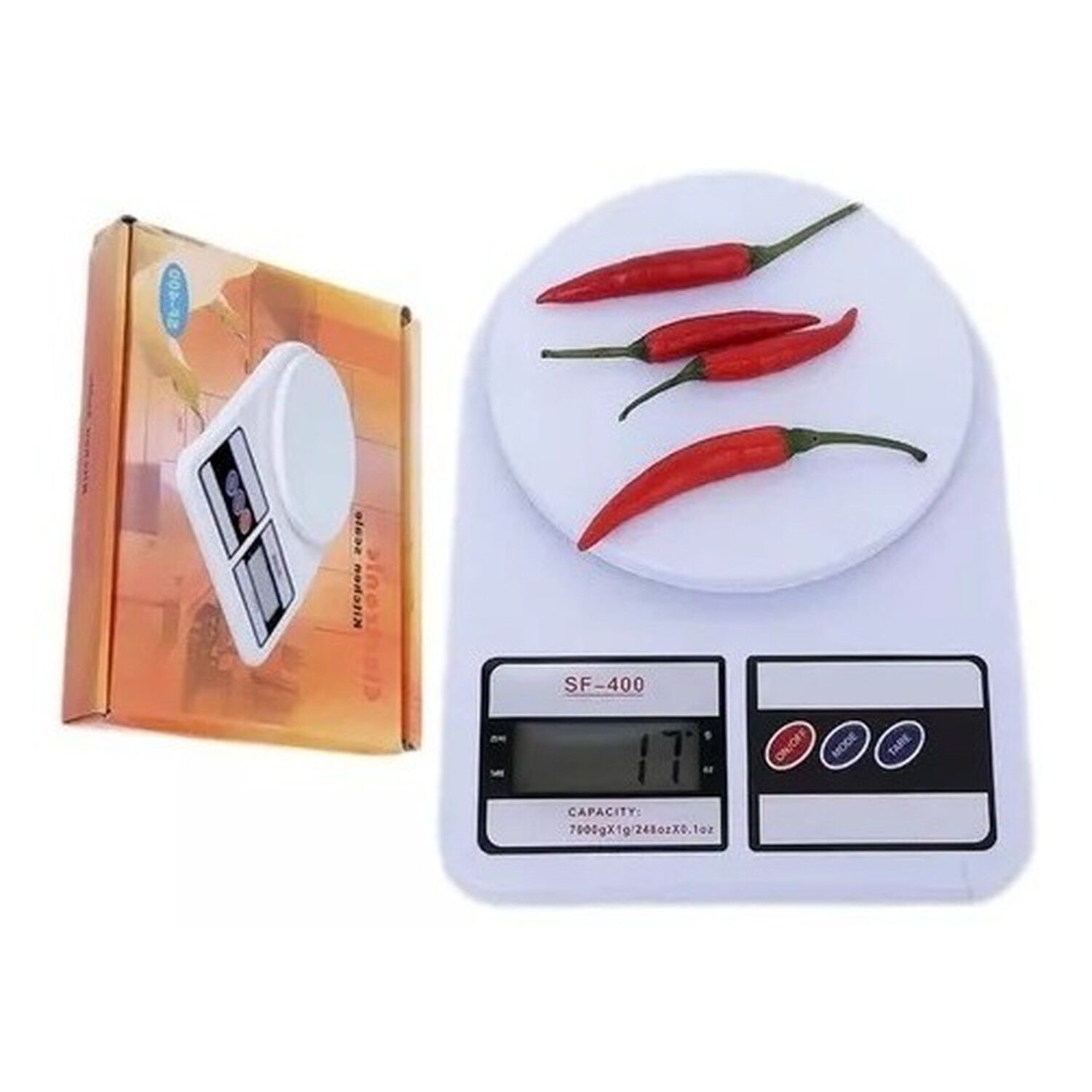 Balanza Digital Cocina 10kg Precisi&oacute;n 0.1g Ideal Mercado image number 0.0