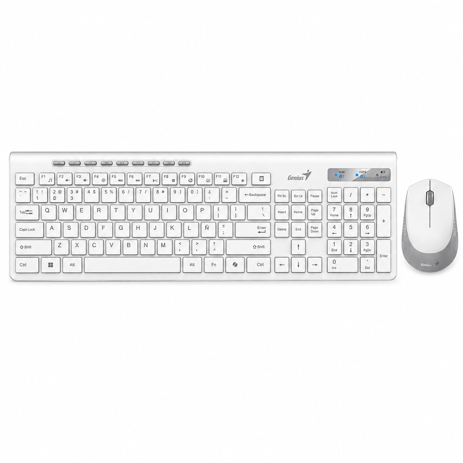 Teclado Y Mouse Dual Wireless Bluetooth + Usb 2g Copilot Ai image number 6.0