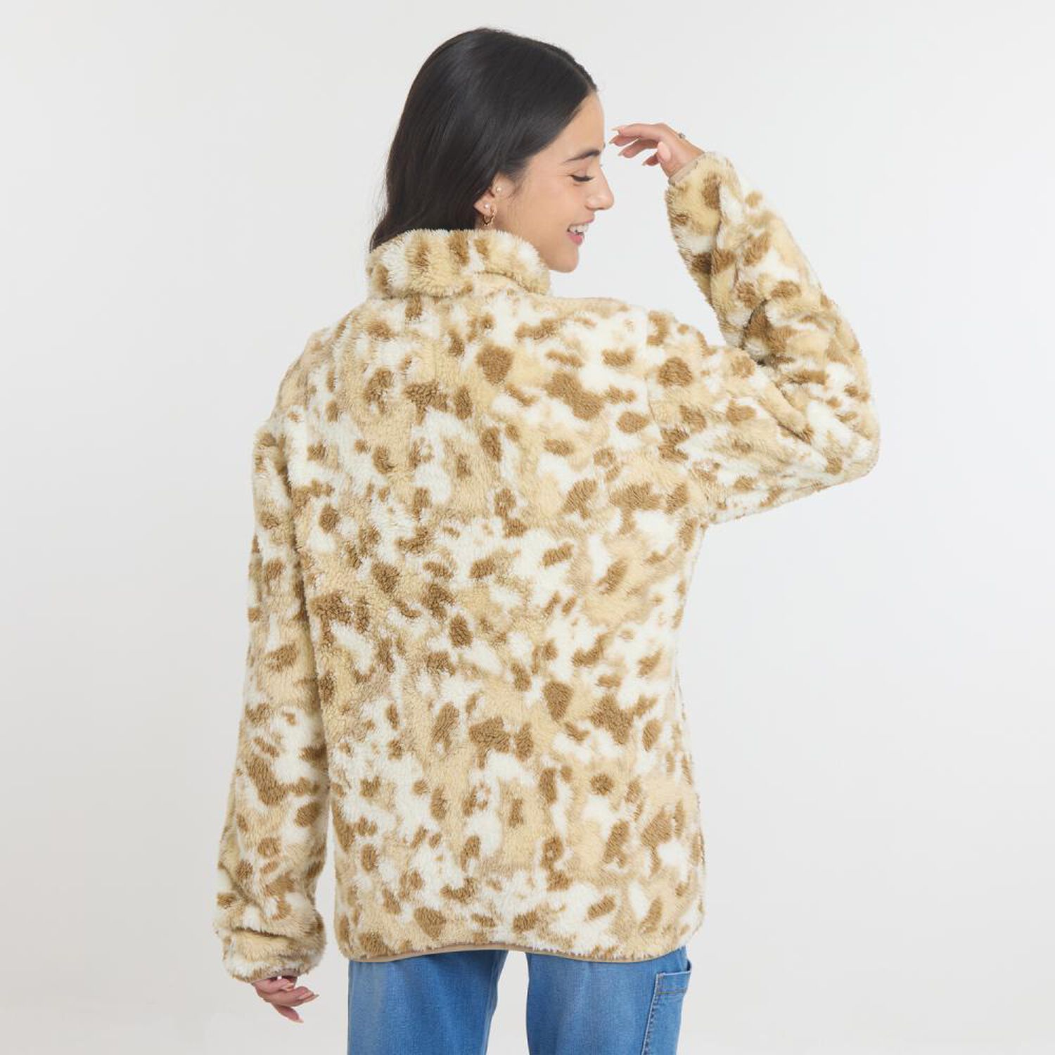 Poler&oacute;n Full Print Regular Cuello Alto Medio Cierre Mujer Ocean Pacific image number 3.0