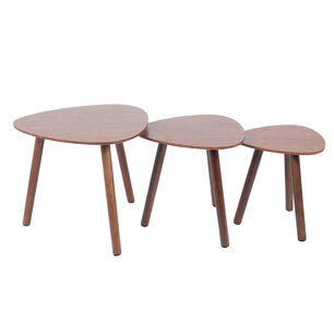 Set 3 Mesas Chocolate