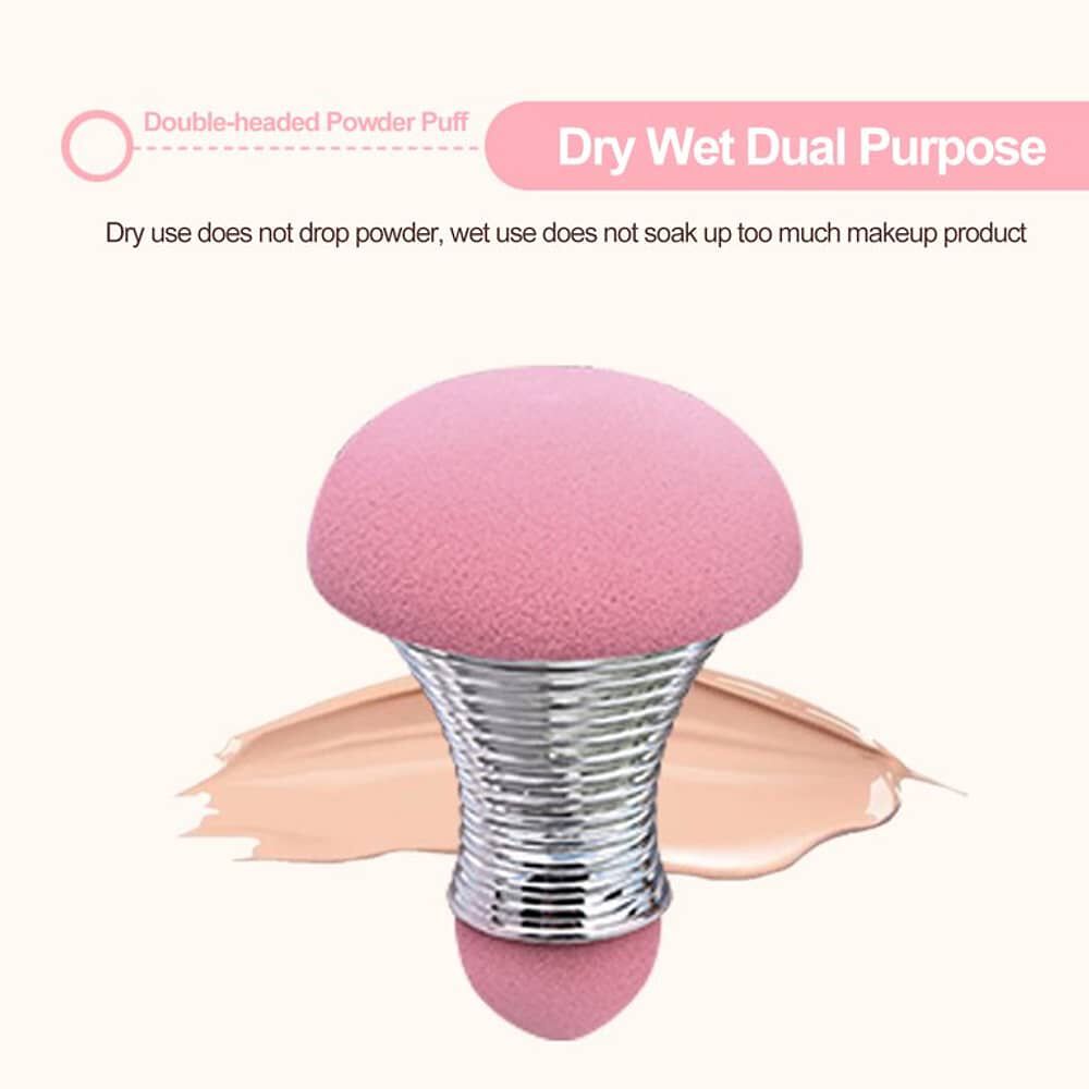 Esponja De Maquillaje Bulbo De Doble Prop&oacute;sito H&uacute;medo Para Maquillaje image number 1.0