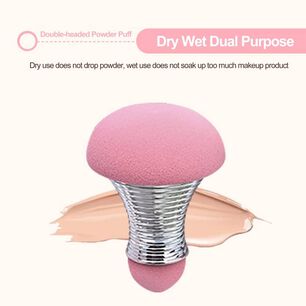 Esponja De Maquillaje Bulbo De Doble Prop&oacute;sito H&uacute;medo Para Maquillaje