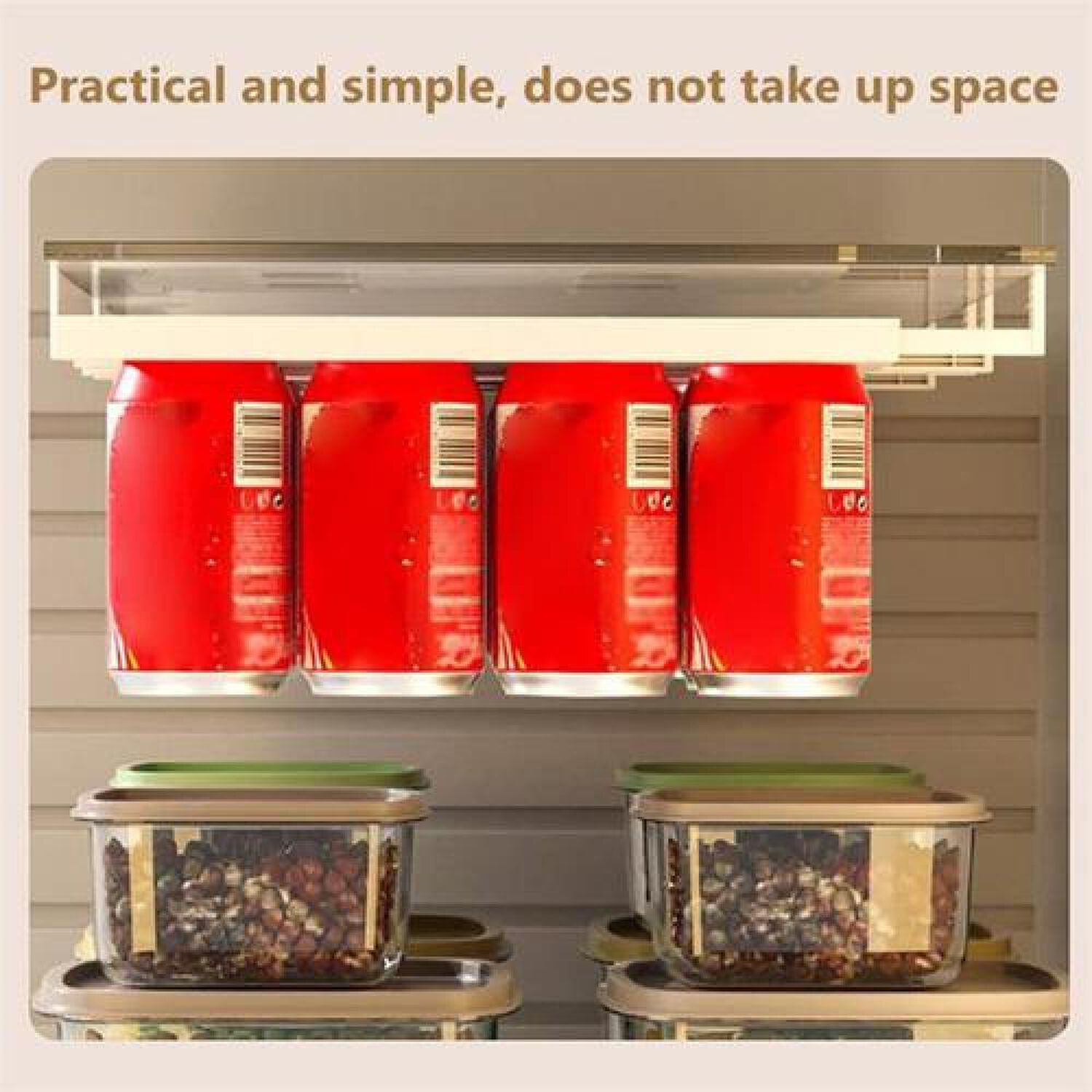 Organizador Dispensador De Latas Para Refrigerador Colgador image number 6.0