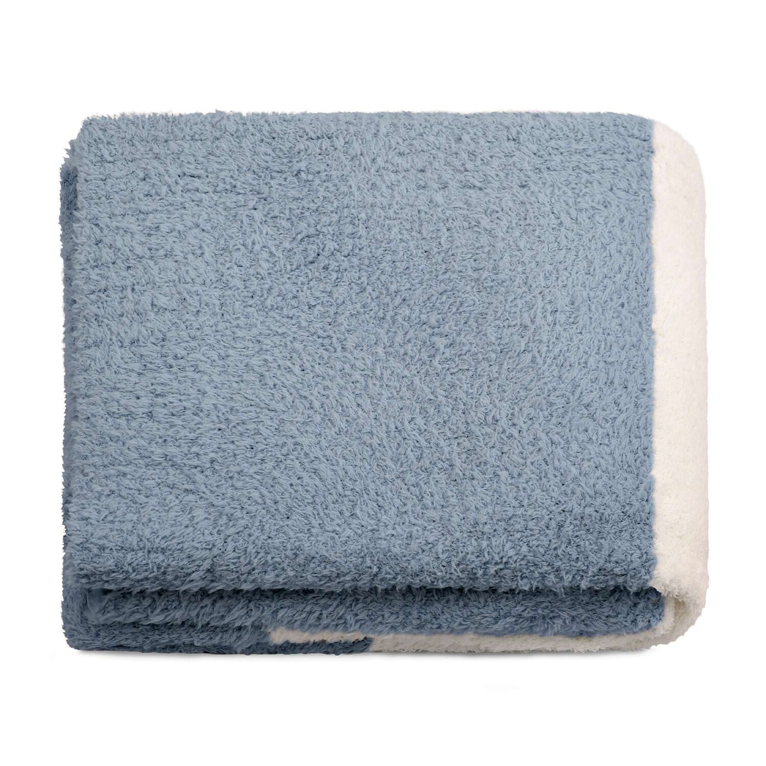 Manta De Franela Nautica 127x152 Fluffy Suavidad Superior Celeste image number 3.0