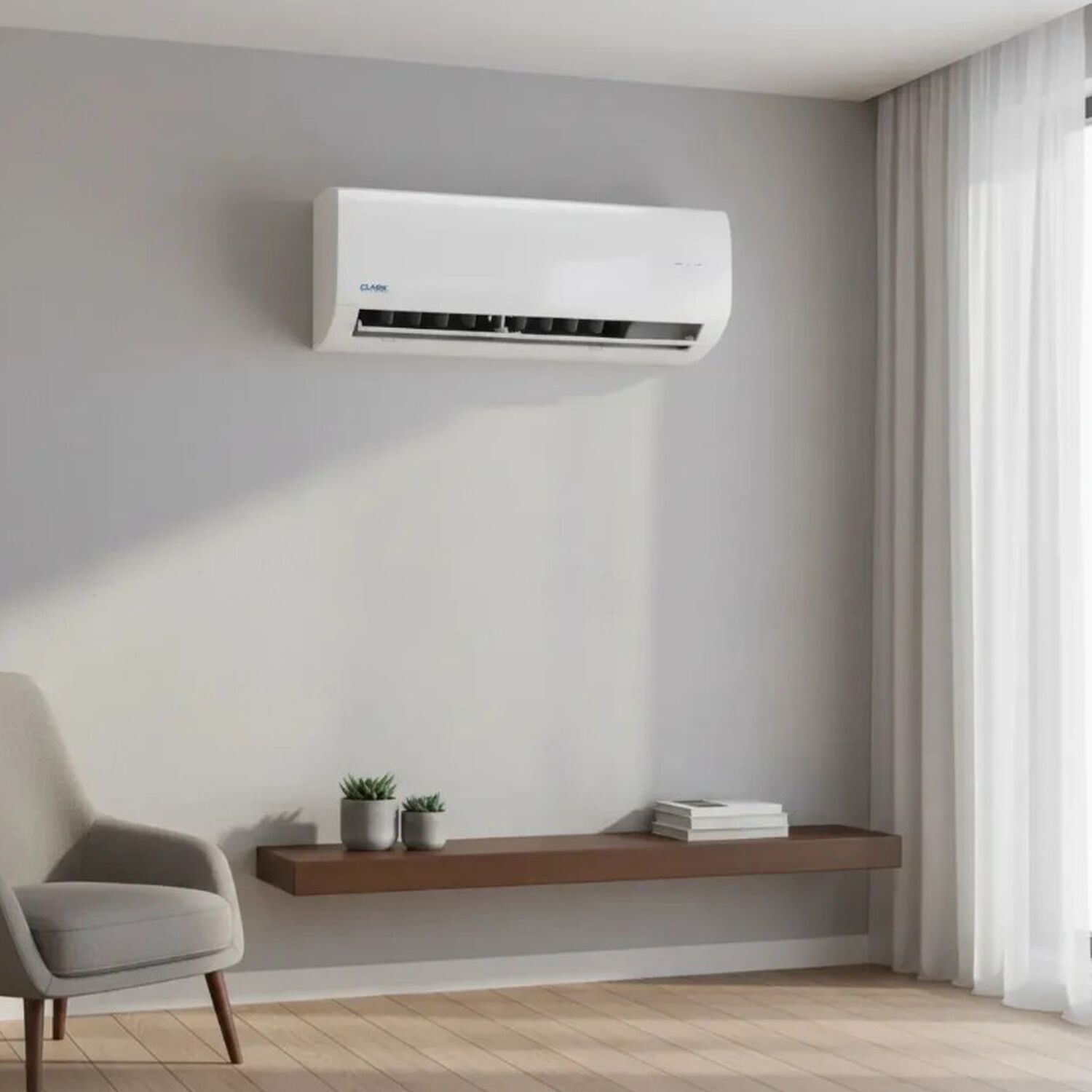 Aire Acondicionado Tipo Split Muro De 12000 Btu Inverter Clark image number 6.0