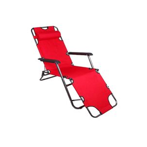 Silla De Camping Plegable Cama Reclinable Reposera Port&aacute;til