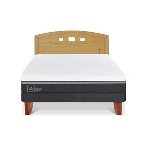 Cama Europea Cic Ortopedic Advance / 2 Plazas / Base Normal + Respaldo