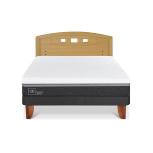 Cama Europea Cic Ortopedic Advance / 2 Plazas / Base Normal + Respaldo
