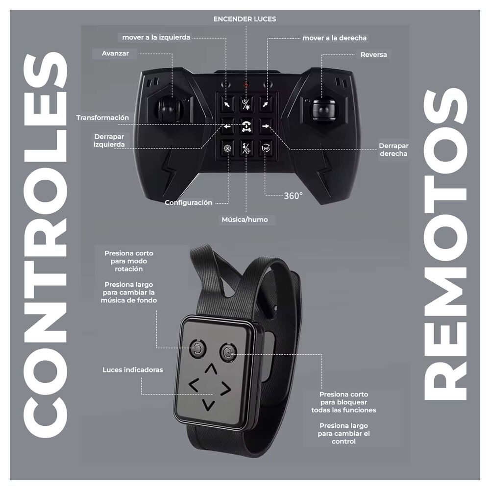 Auto Control Remoto, Gestos 4wd Y Giros 360 image number 6.0