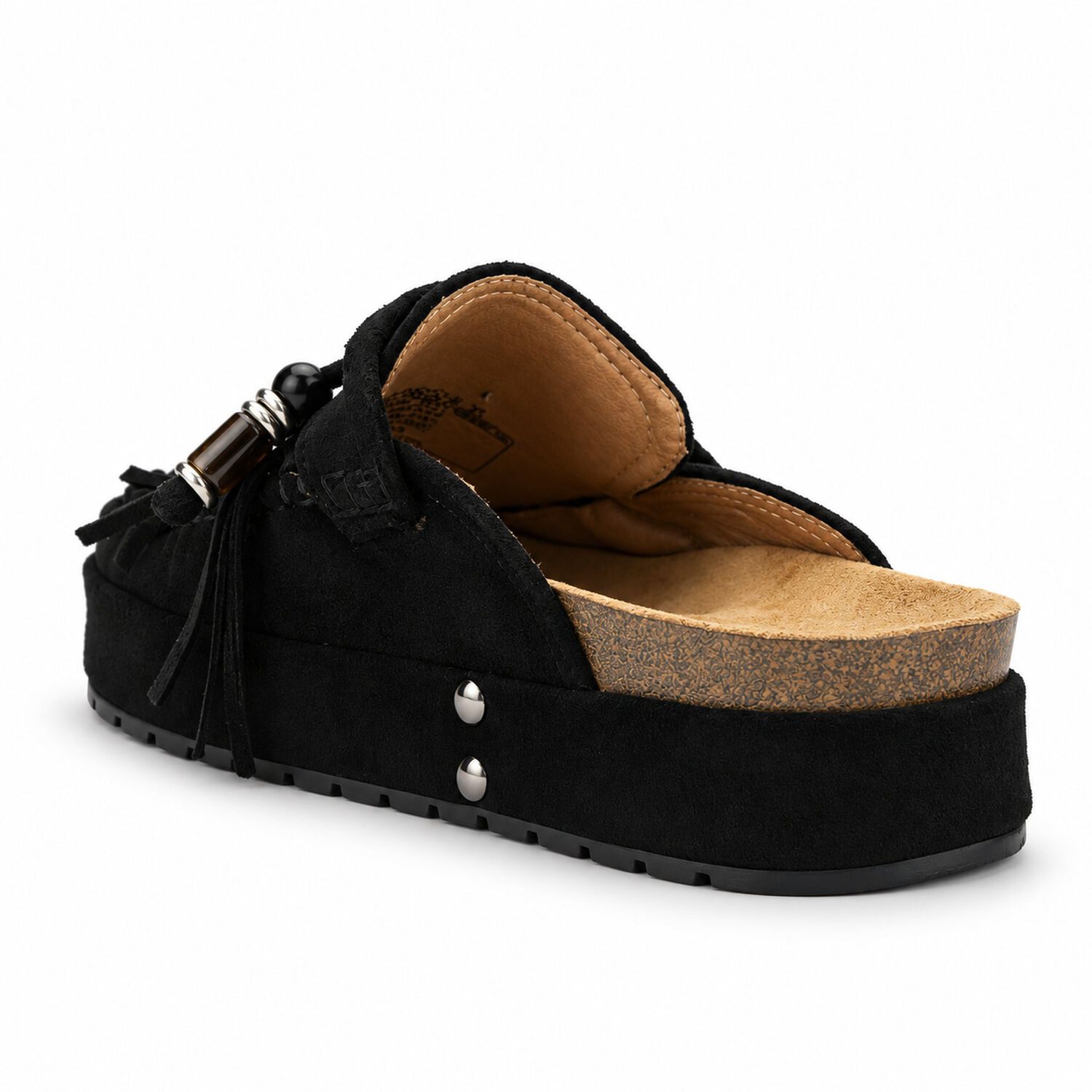 Sandalia Negro Mujer Casual Chalada Risco image number 3.0