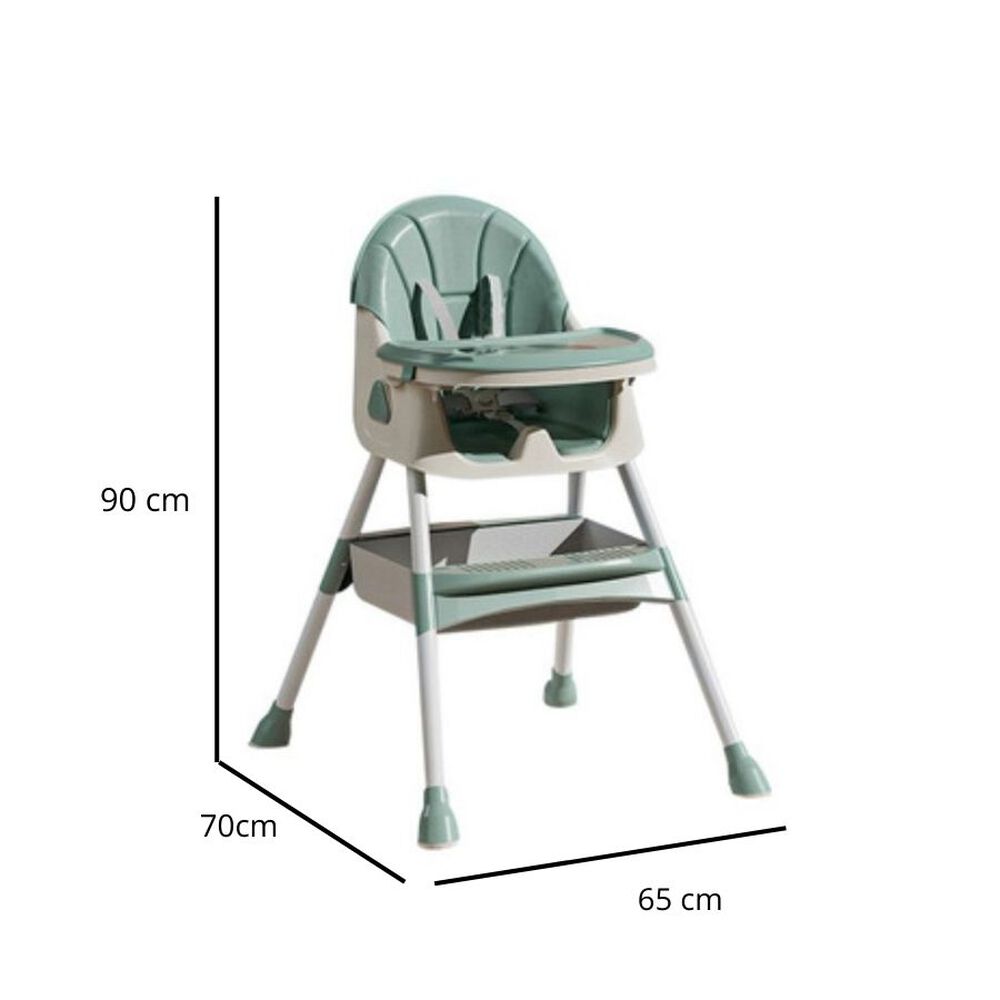 Silla De Bebe Para Comer Multiuso Plegable 2 En 1 image number 3.0