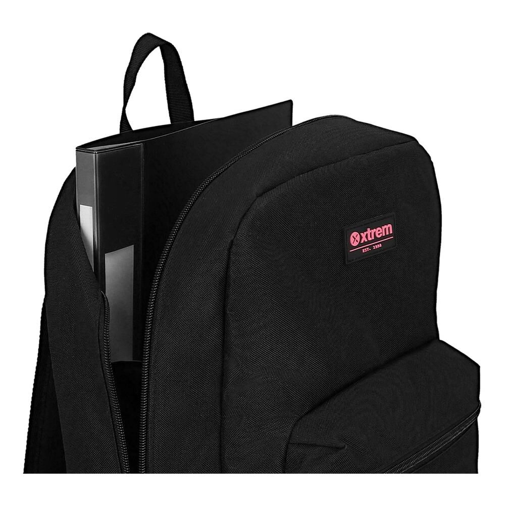 Triple Pack 6xt Mochila Ni&ntilde;a Xtrem Negro/rosado image number 3.0