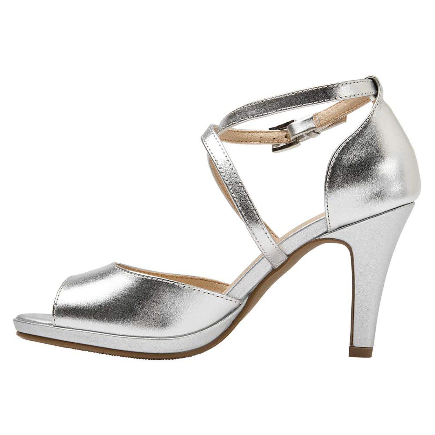 Sandalia Mujer Bruno Rossi Plata image number 3.0