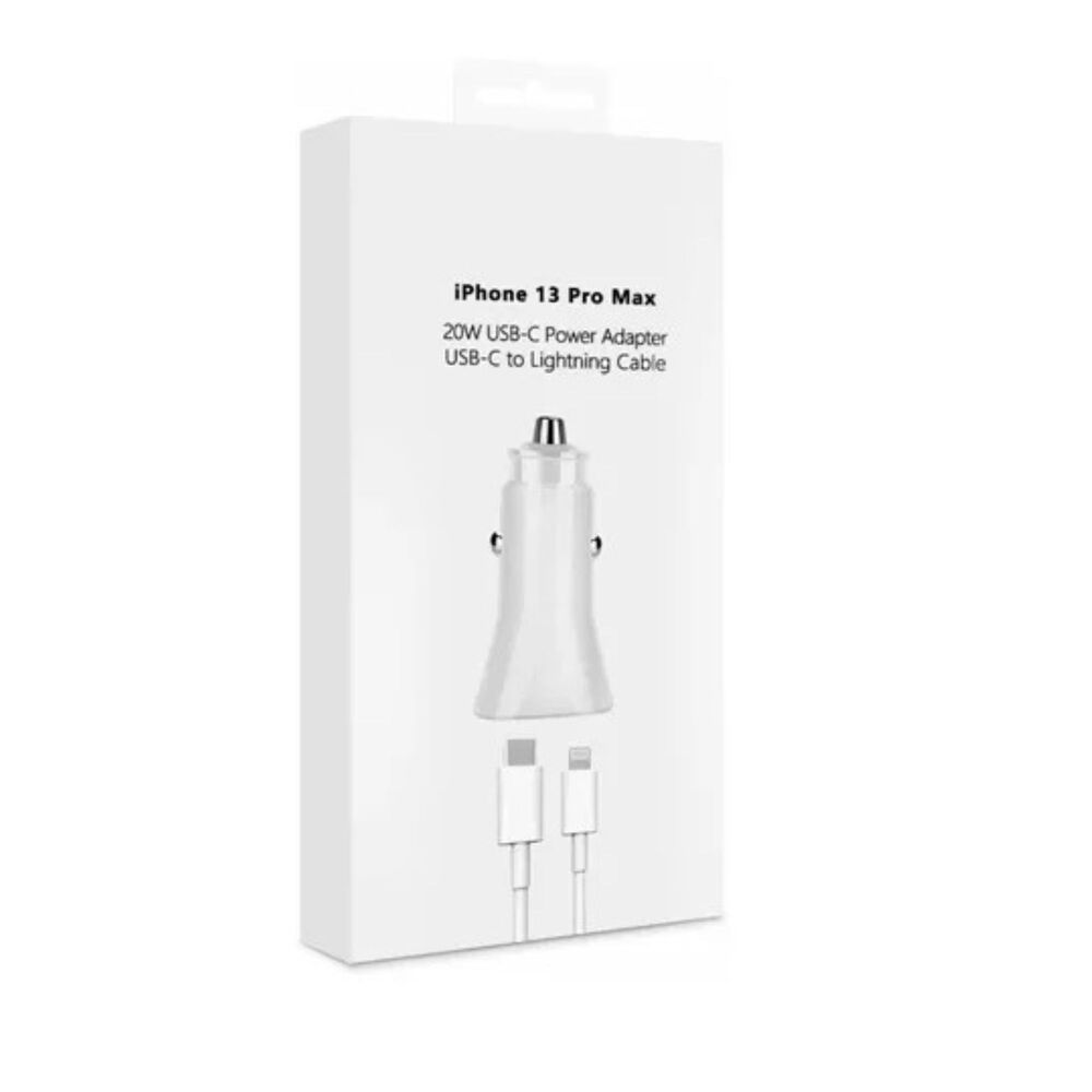 Cargador De Auto 20w Usb-c A Lihtning Compatible Con Iphone image number 3.0