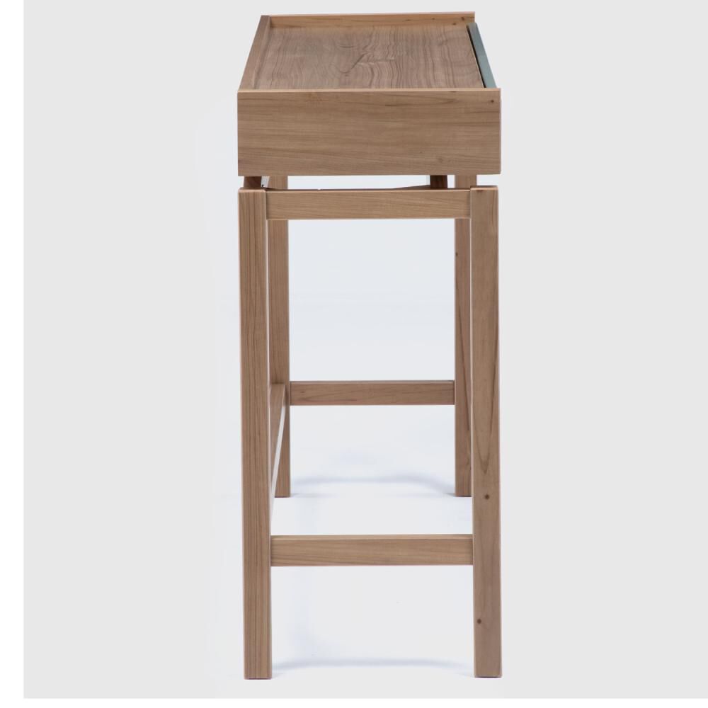 Mesa De Arrimo Roca Barcelona 2 Cajones Verde-roble image number 2.0