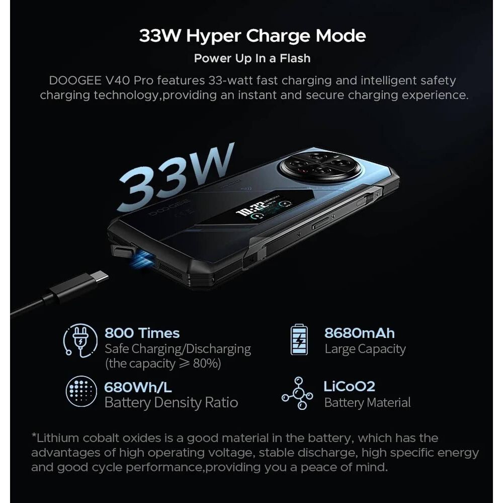 Doogee V40 Pro - Smartphone Rugerizado 5g Con 36gb Ram Y C&aacute;mara De 200mp image number 8.0