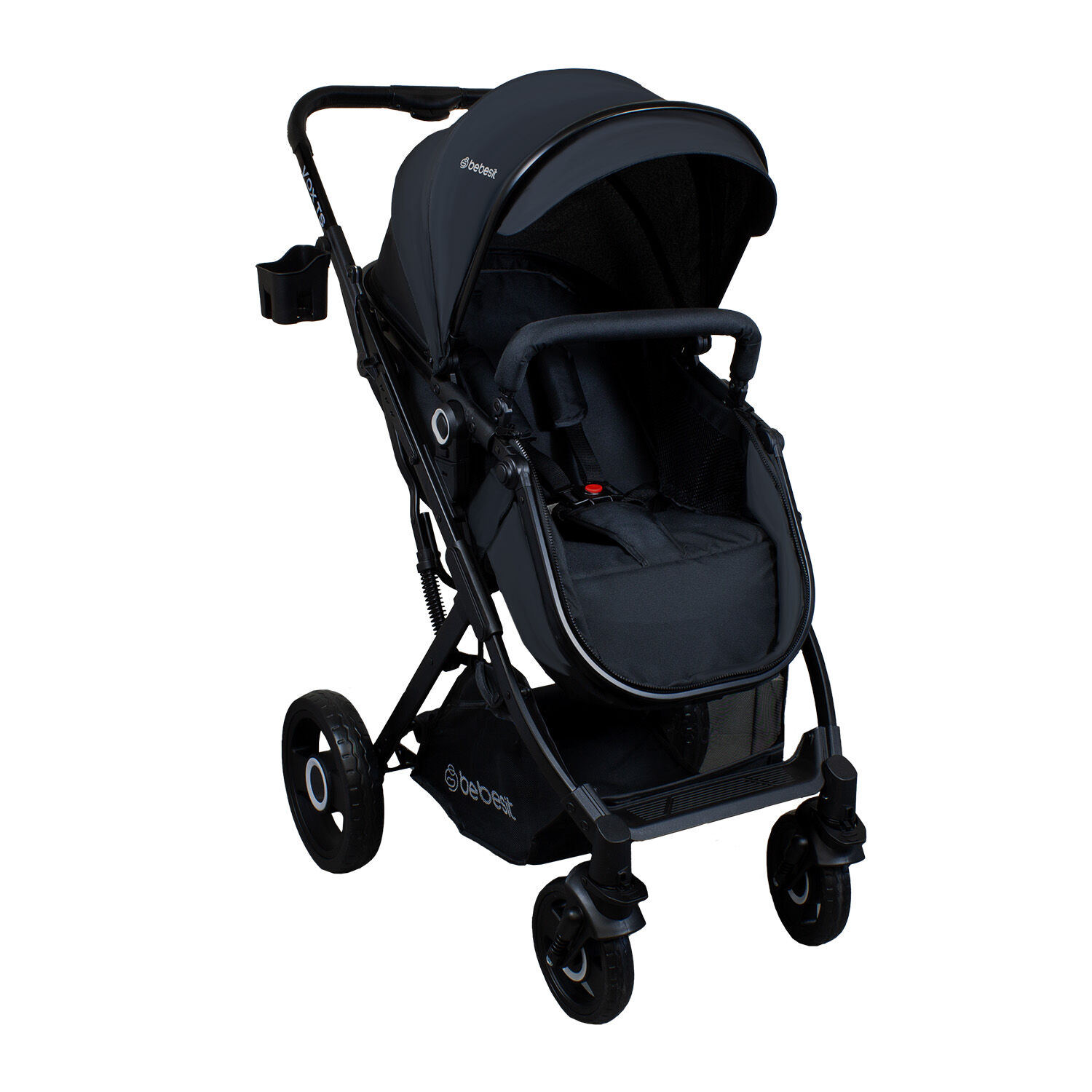 Coche Cuna Paseo Vox Negro Bebesit image number 0.0