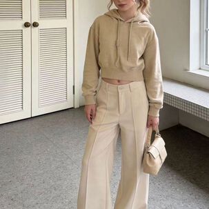 Poler&oacute;n Crop Juvenil Con Capucha Dise&ntilde;os Brillantes