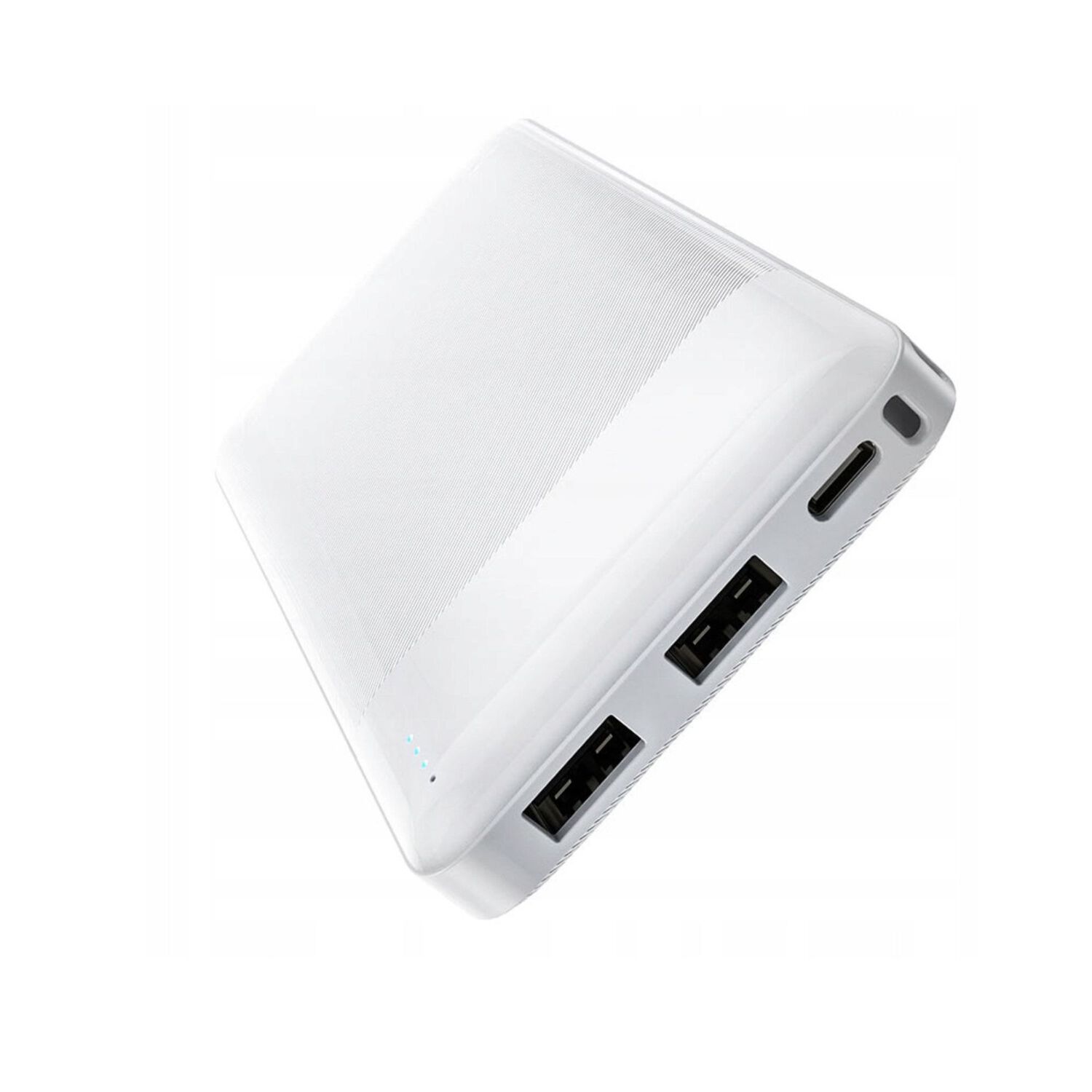 Power Bank Portatil 10000 Mah Blanco Hoco 2 Usb + Usb-c image number 1.0