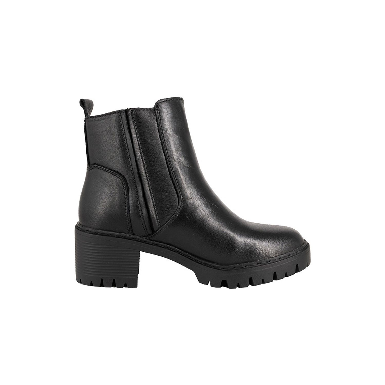 Botin De Cuero Gaby Negro Alquimia image number 3.0
