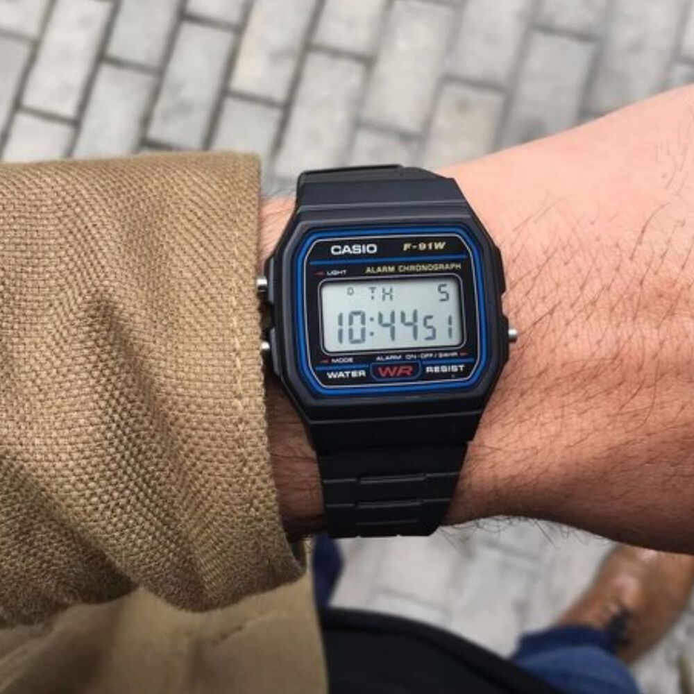 Reloj Casio Digital Unisex F-91w-1d image number 4.0
