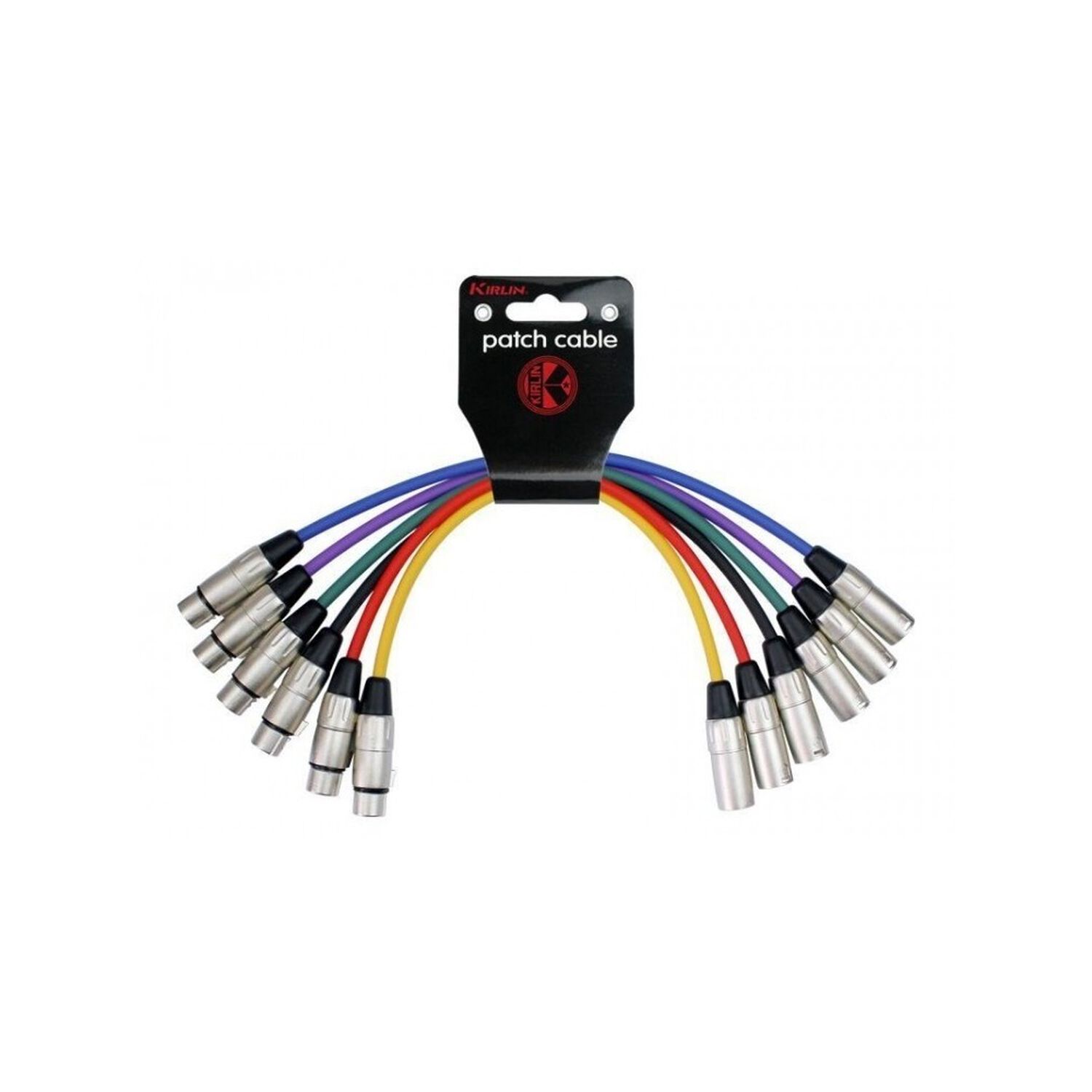Juego 6 Cables Microfono 0,6m Xlr Macho-hembra Mp6-480-0.6m image number 0.0