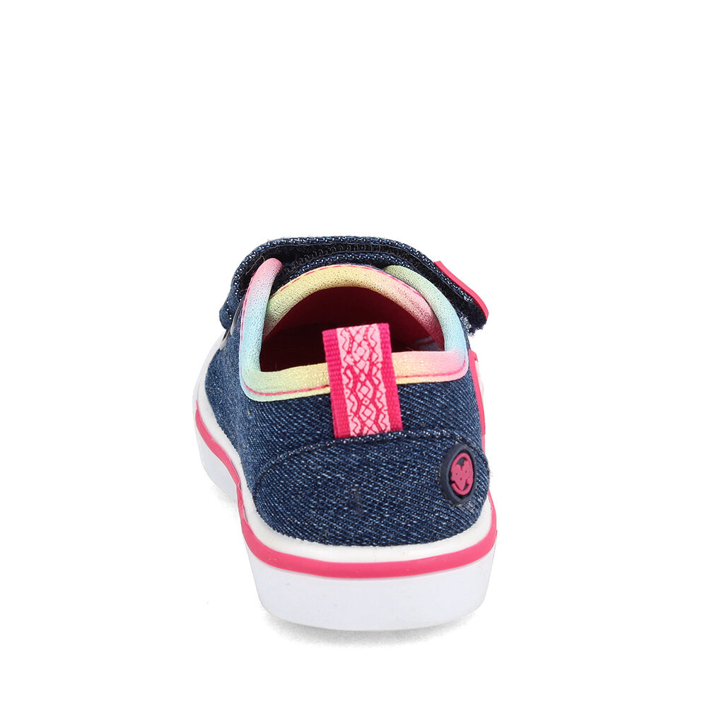 Zapatilla Niña Bubblegummers Dip Baby Azul image number 2.0