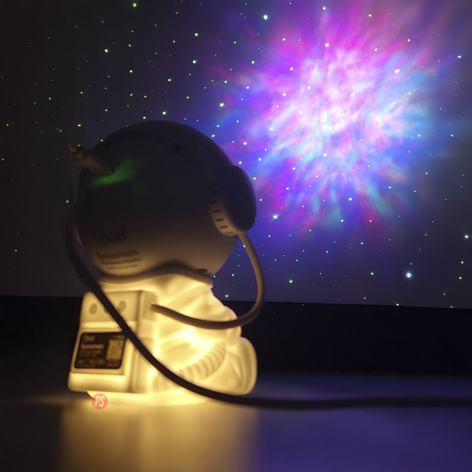 Spaceman Proyector Galaxia Led L&aacute;ser Con Rotaci&oacute;n - Ps image number 5.0
