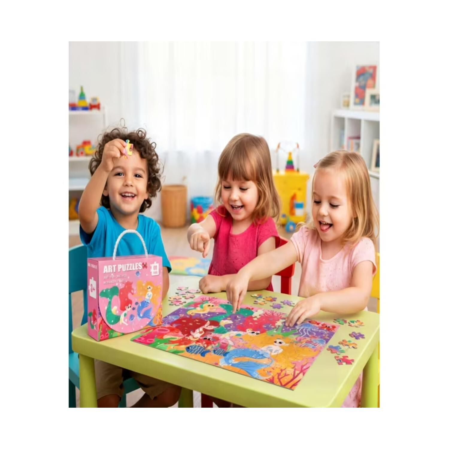 Juguete Rompecabezas 60 Piezas Sirenita Infantil image number 1.0