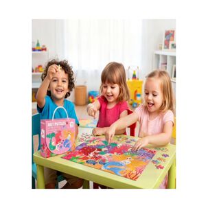 Juguete Rompecabezas 60 Piezas Sirenita Infantil