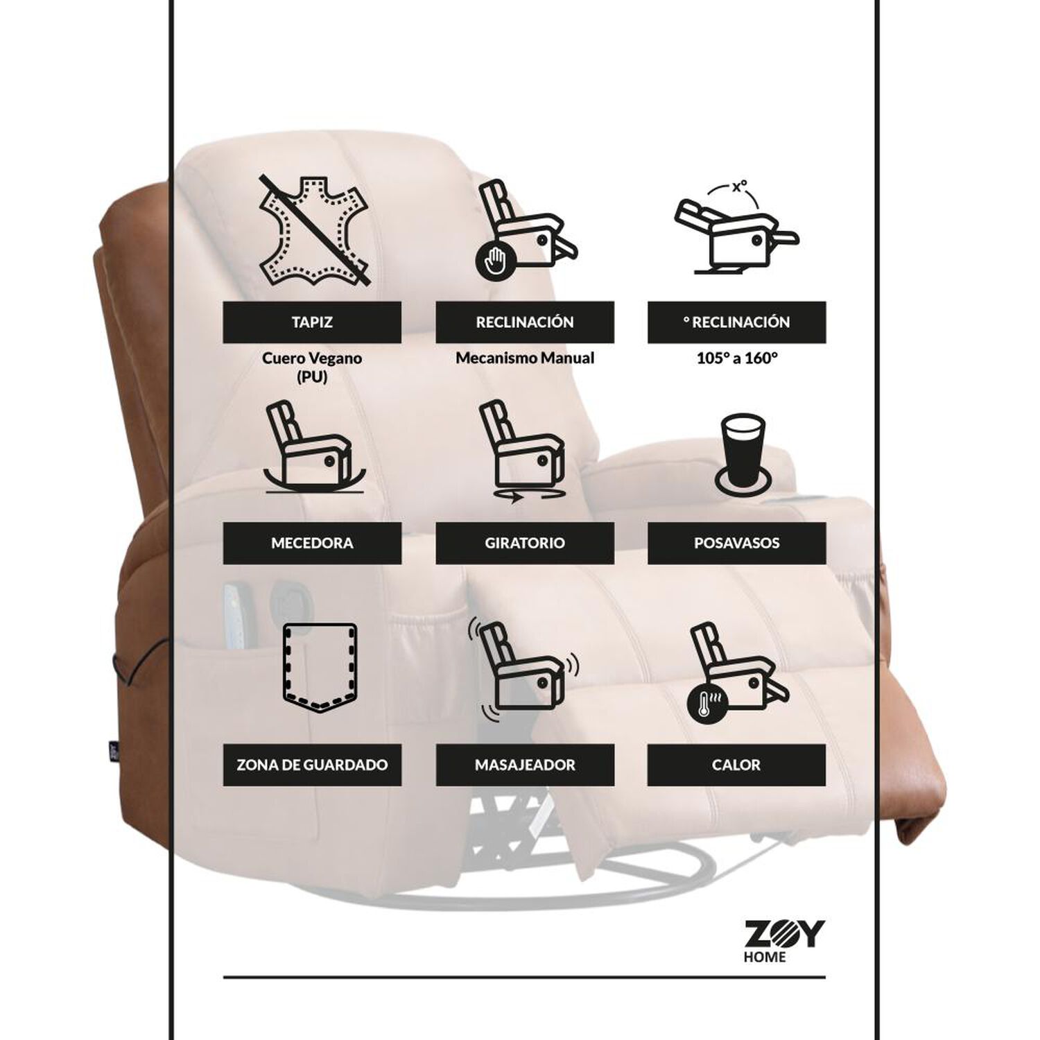 Bergere Zoy Home Lhasa / 1 Cuerpo image number 2.0