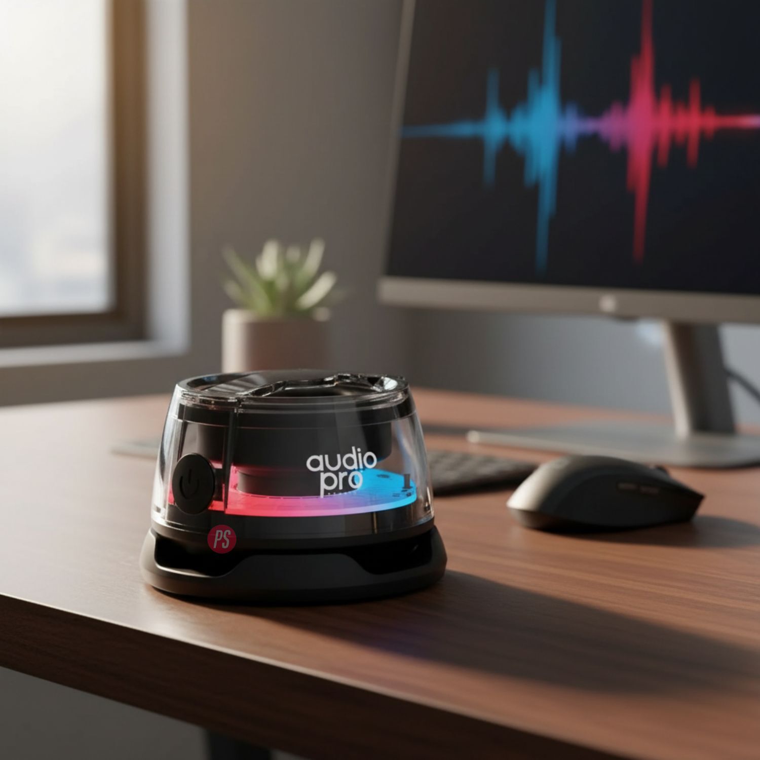 Parlante Mini Rgb 5w Magnetico Recargable Usb-c Colores - Ps image number 1.0