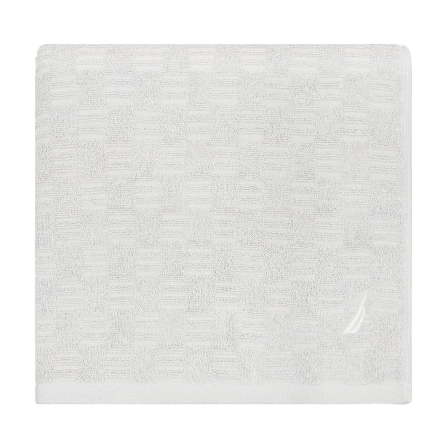 Toalla De Ba&ntilde;o Cuerpo Savoy Nautica Home 76x137cm 100% Algod&oacute;n Ultra Suave Gris image number 4.0