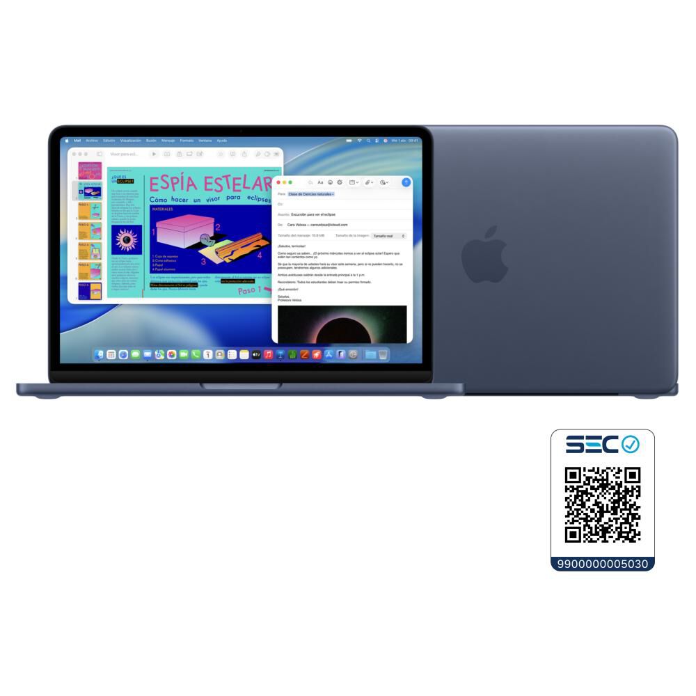 Macbook 13" Apple Neo / Chip A18 / 8 GB RAM / 256 GB SSD / Indigo image number 2.0