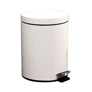 Papelera 8 Litros Elegante Con Pedal Basurero Oficina Baño
