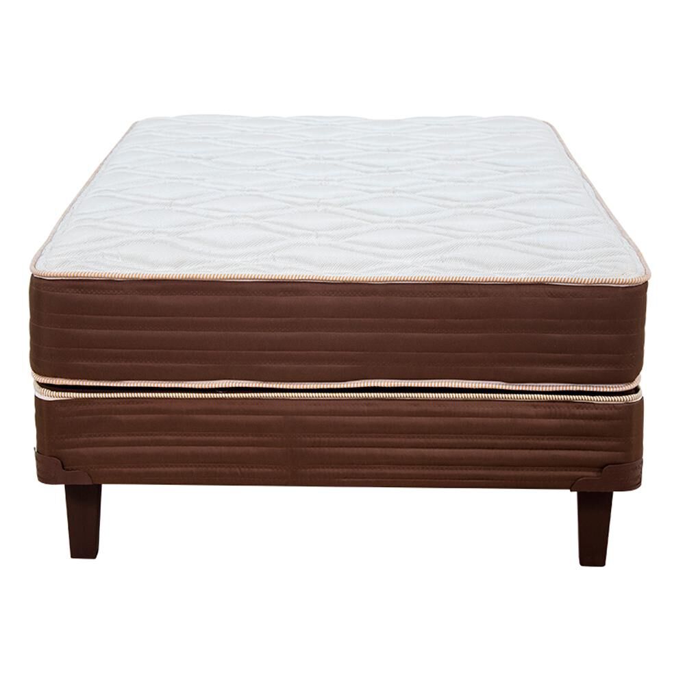 Cama Europea Mantahue Acua / 1.5 Plazas / Base Normal  + Respaldo image number 4.0