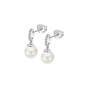 Aros Lp3478-4/1 Lotus Silver Mujer Pearls