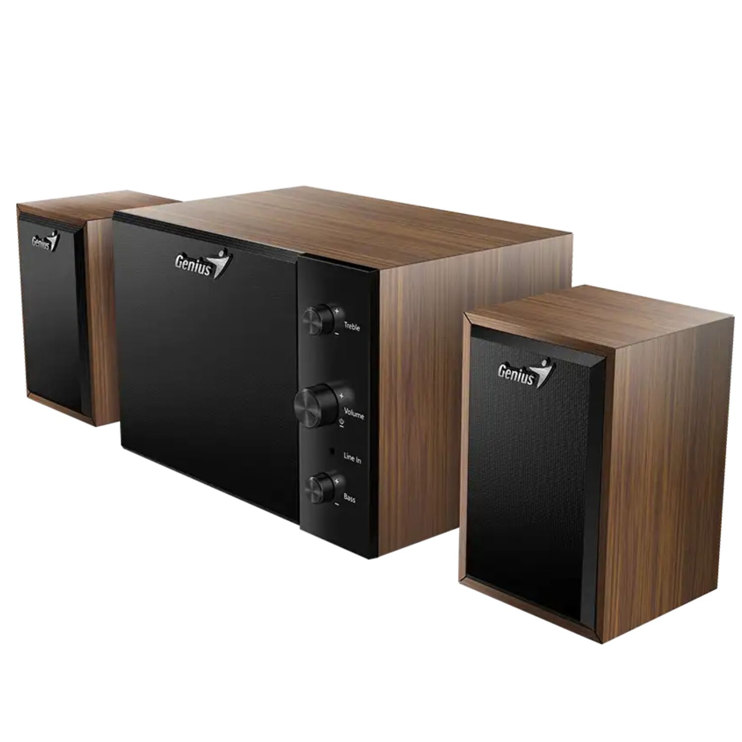 Subwoofer Multimedia Audio Stereo 2.1 Aux In 3.5mm Sw-350 image number 2.0