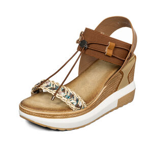 Sandalias Casuales Taco Cuña Mujer Weide Js02