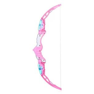 Juguete Arco Y Flechas Con Luces Rosado Infantil