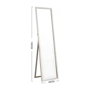 Espejo Cuerpo Entero 150x40cm Base Plegable Estilo Japones