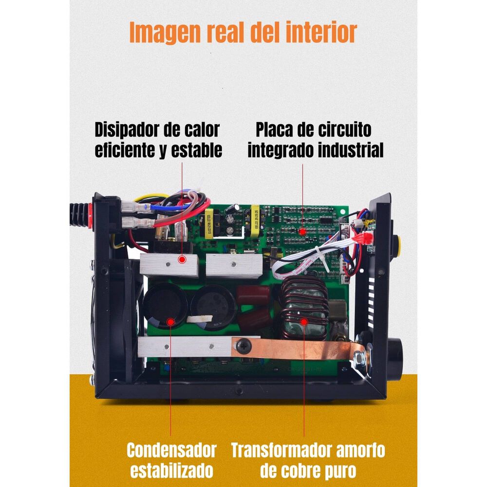Soldadora Inverter 120a 220v Con Accesorios H01 image number 3.0